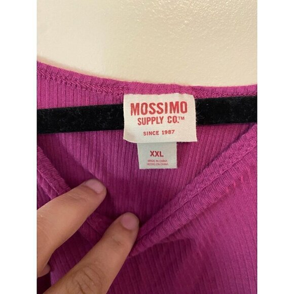 Mossimo Purple Ribbed Tank - Picture 3 of 6